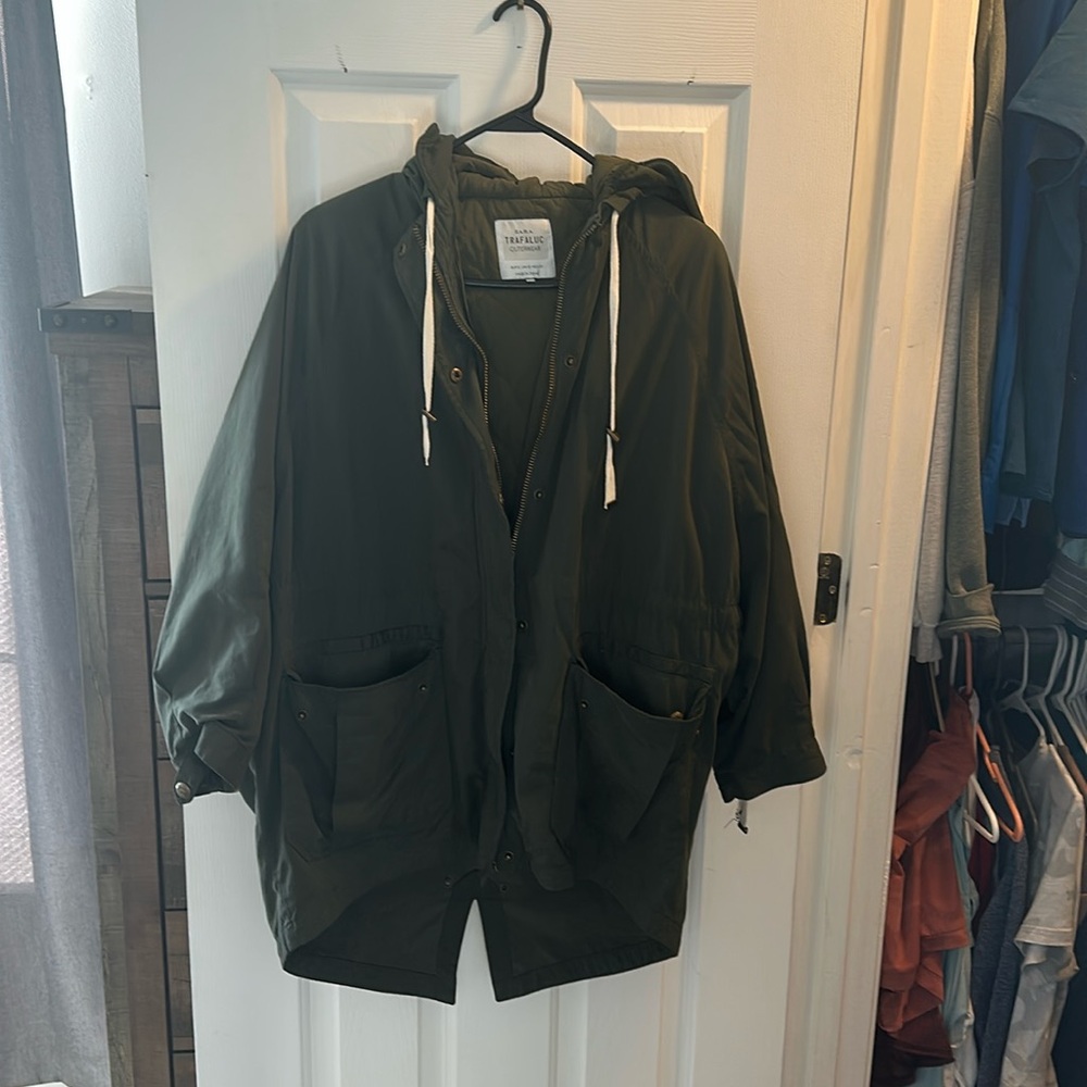 Hunter green Trafaluc jacket